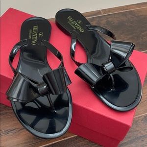 Valentino couture bow sandals